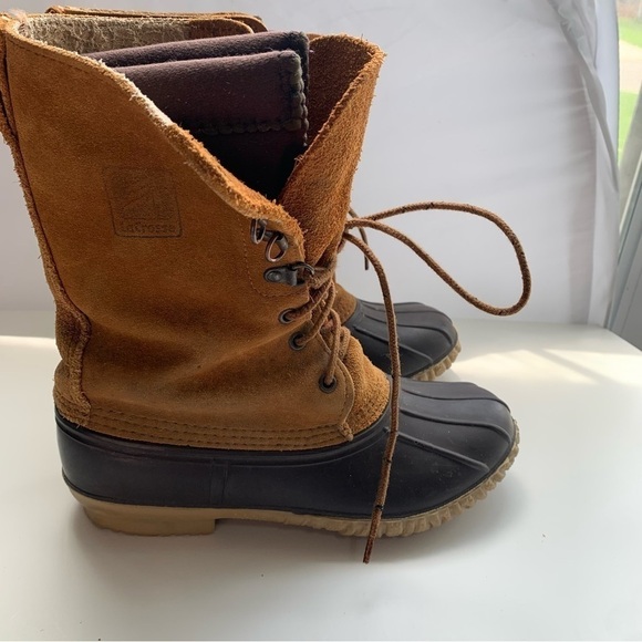 LaCrosse Vintage Women’s Leather Duck Boots Removable Liner - Picture 16 of 16